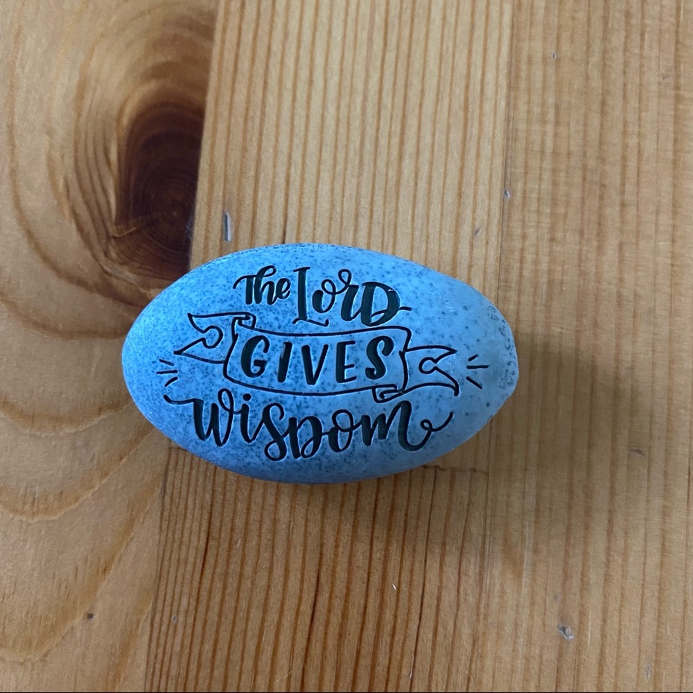 NWT Proverbs 2:8 Decorative Rock